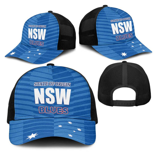 NSW Blues Rugby Mesh Trucker Cap 2026 State of Origin