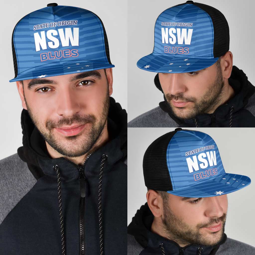 NSW Blues Rugby Mesh Trucker Cap 2026 State of Origin