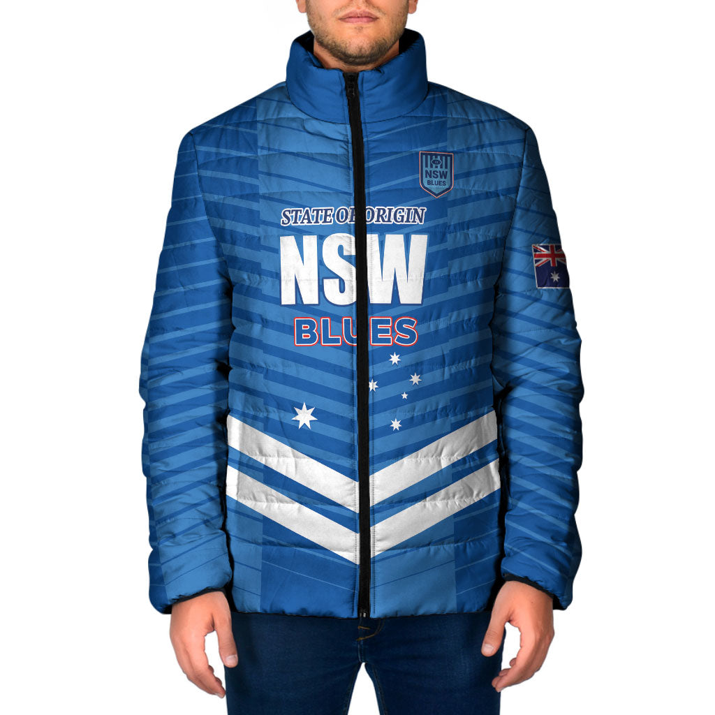 NSW Blues Rugby Custom Padded Jacket 2026 State of Origin