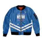 NSW Blues Rugby Custom Sleeve Zip Bomber Jacket 2026 State of Origin