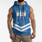 NSW Blues Rugby Custom Sleeveless Hoodie 2026 State of Origin