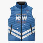 NSW Blues Rugby Custom Sleeveless Puffer Jacket 2026 State of Origin