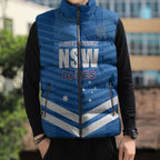 NSW Blues Rugby Custom Sleeveless Puffer Jacket 2026 State of Origin