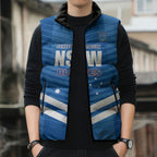 NSW Blues Rugby Custom Sleeveless Puffer Jacket 2026 State of Origin