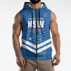 NSW Blues Rugby Custom Sleeveless Zip Hoodie 2026 State of Origin