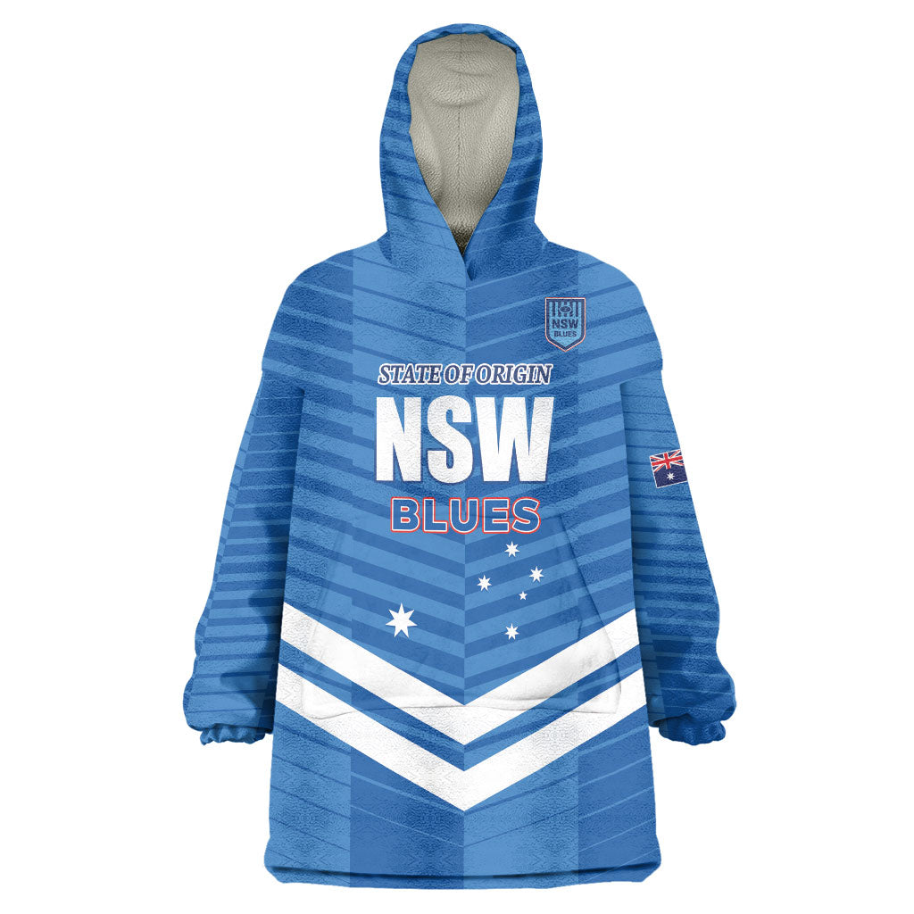 NSW Blues Rugby Custom Wearable Blanket Hoodie 2026 State of Origin