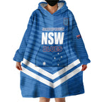 NSW Blues Rugby Custom Wearable Blanket Hoodie 2026 State of Origin