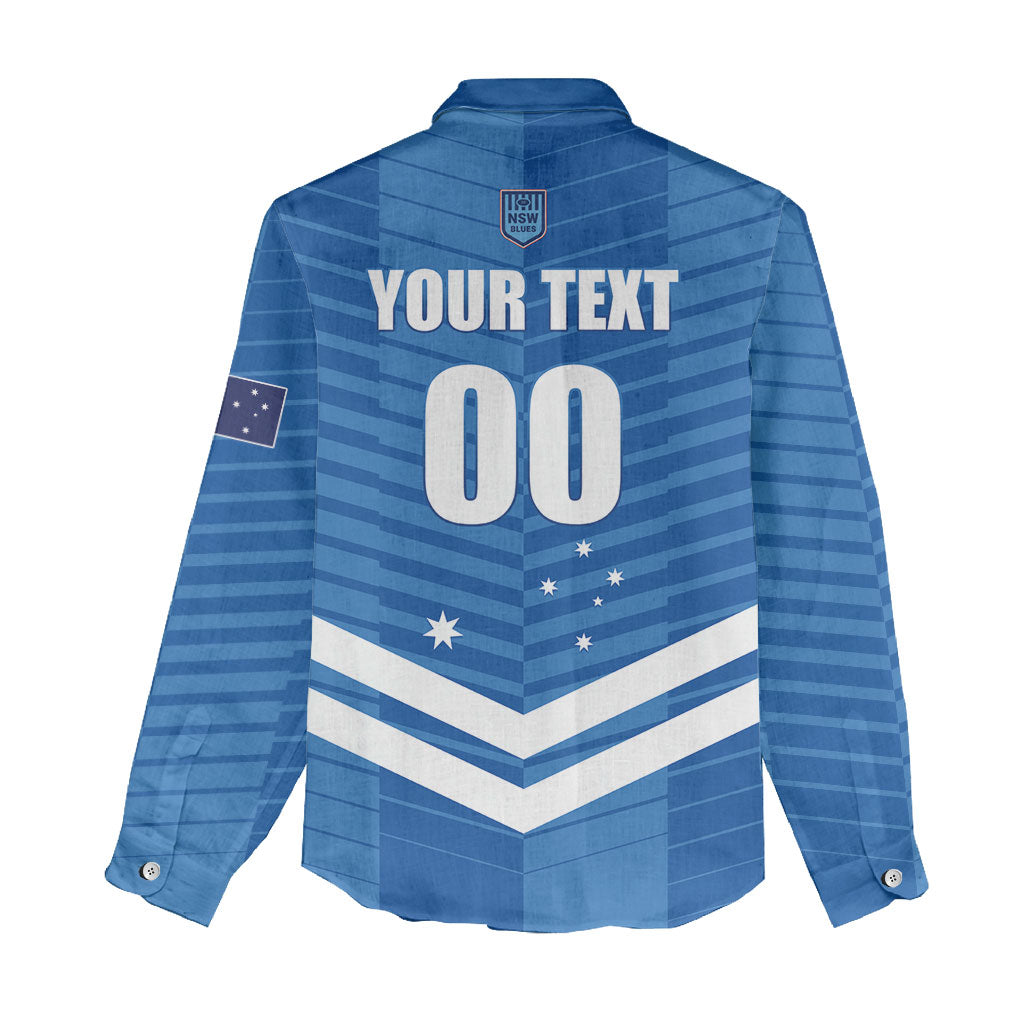 NSW Blues Rugby Custom Women Casual Shirt 2026 State of Origin