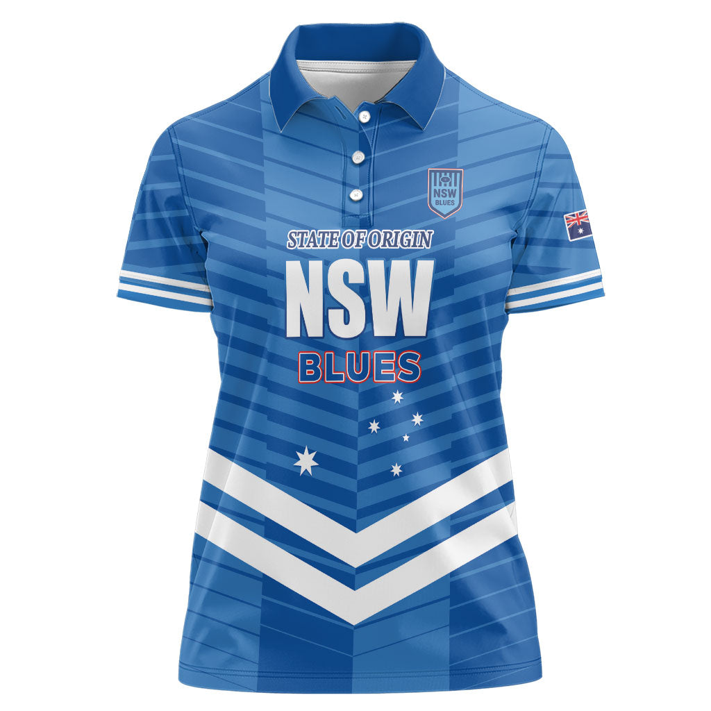 NSW Blues Rugby Custom Women Polo Shirt 2026 State of Origin