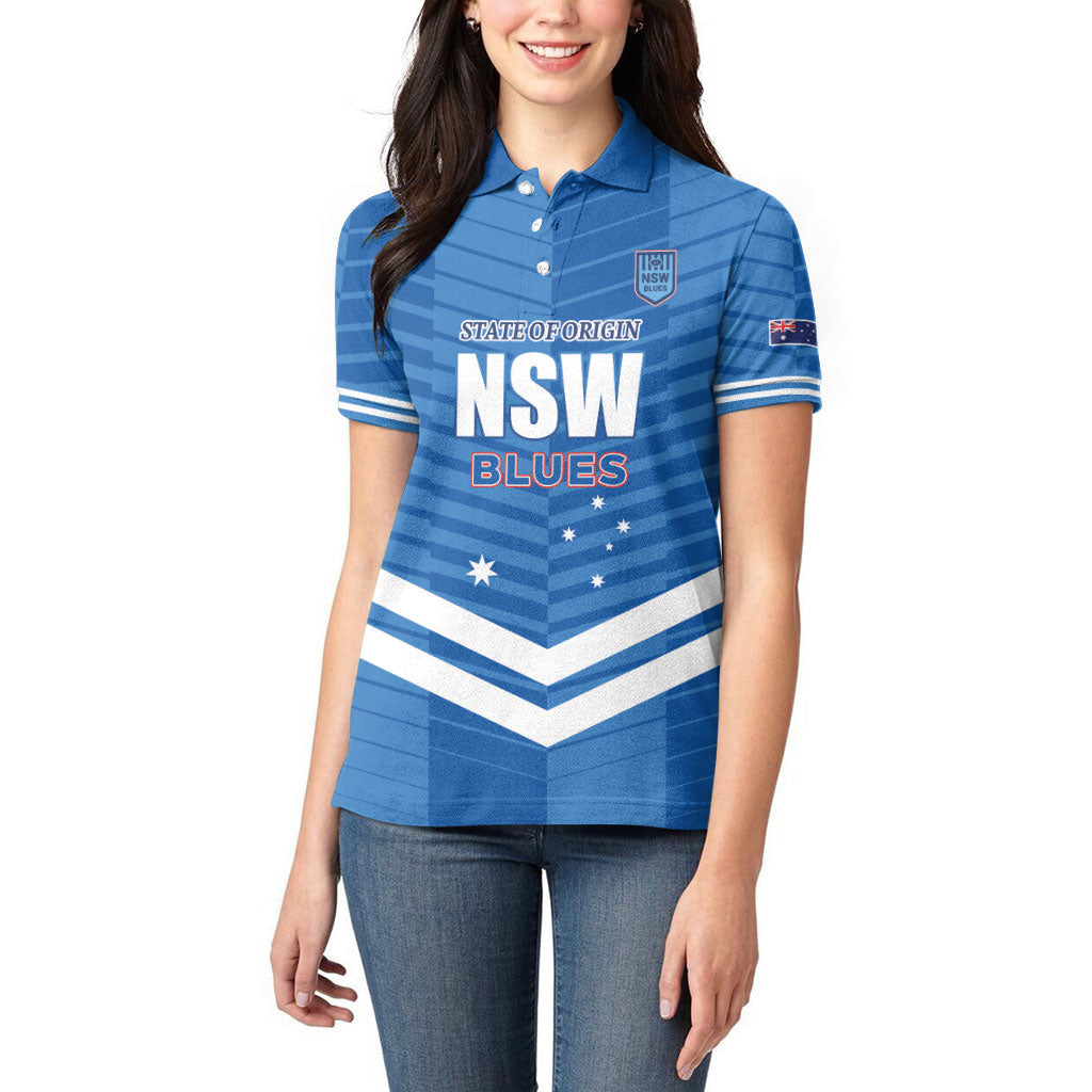 NSW Blues Rugby Custom Women Polo Shirt 2026 State of Origin