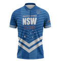 NSW Blues Rugby Custom Zipper Polo Shirt 2026 State of Origin