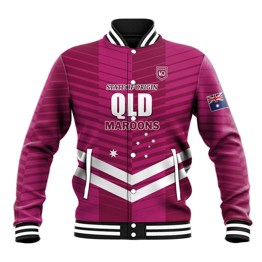 QLD Maroons Rugby Custom Baseball Jacket 2026 State of Origin