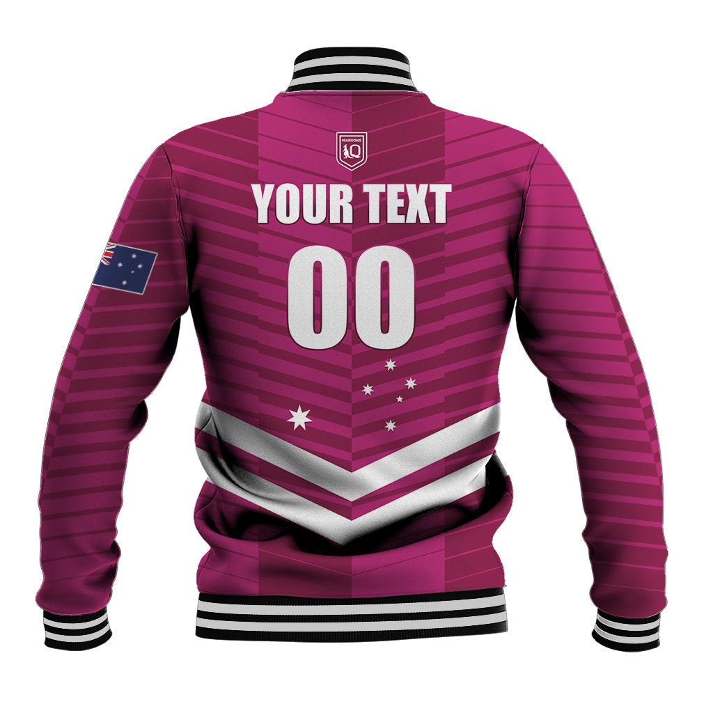 QLD Maroons Rugby Custom Baseball Jacket 2026 State of Origin