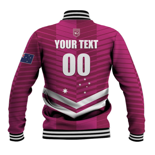 QLD Maroons Rugby Custom Baseball Jacket 2026 State of Origin