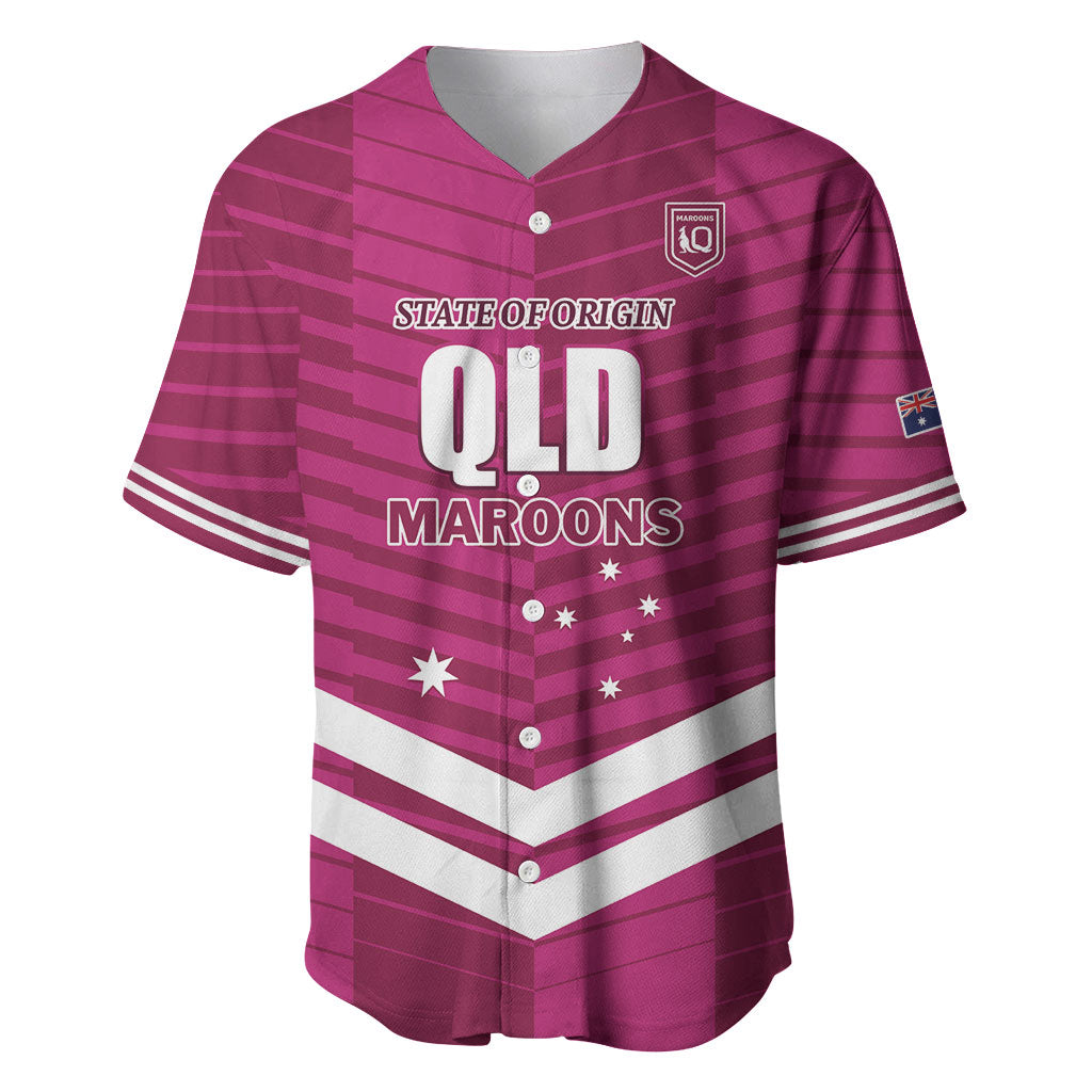 QLD Maroons Rugby Custom Baseball Jersey 2026 State of Origin