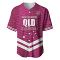QLD Maroons Rugby Custom Baseball Jersey 2026 State of Origin