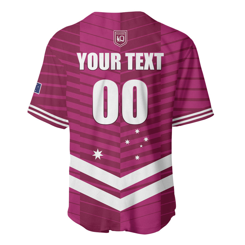 QLD Maroons Rugby Custom Baseball Jersey 2026 State of Origin