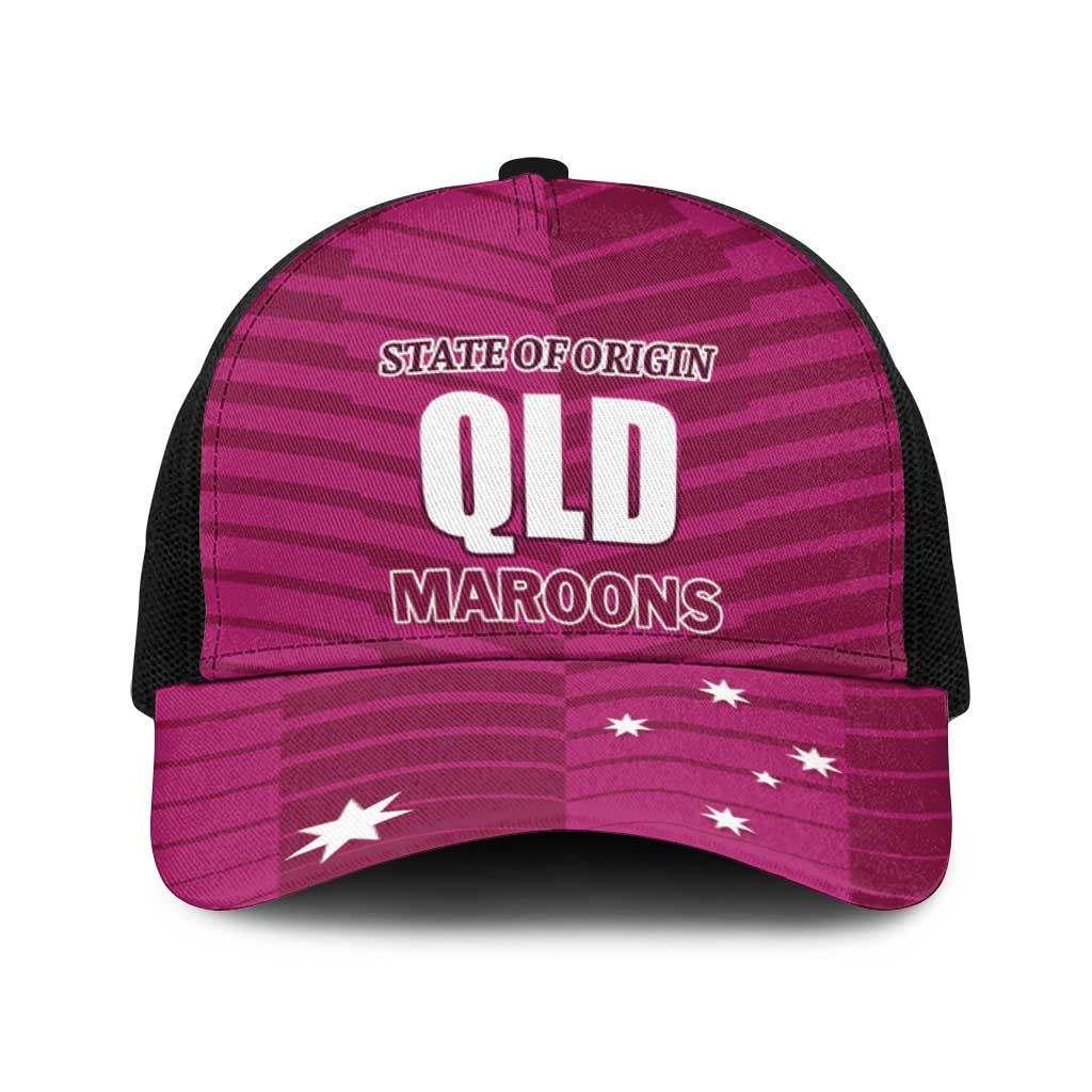 QLD Maroons Rugby Baseball Net Cap 2026 State of Origin