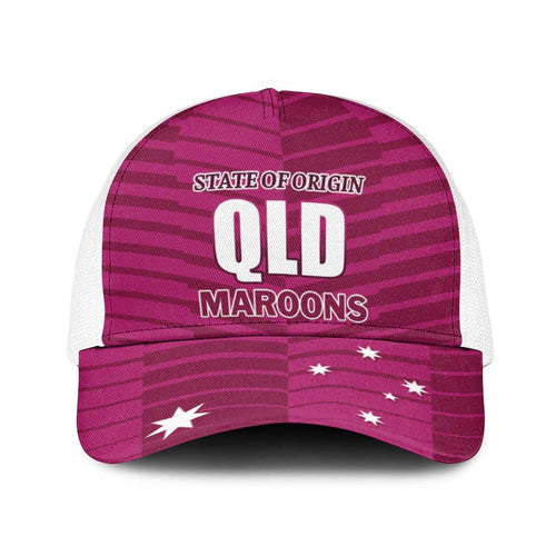 QLD Maroons Rugby Baseball Net Cap 2026 State of Origin