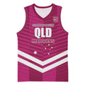 QLD Maroons Rugby Custom Basketball Jersey 2026 State of Origin