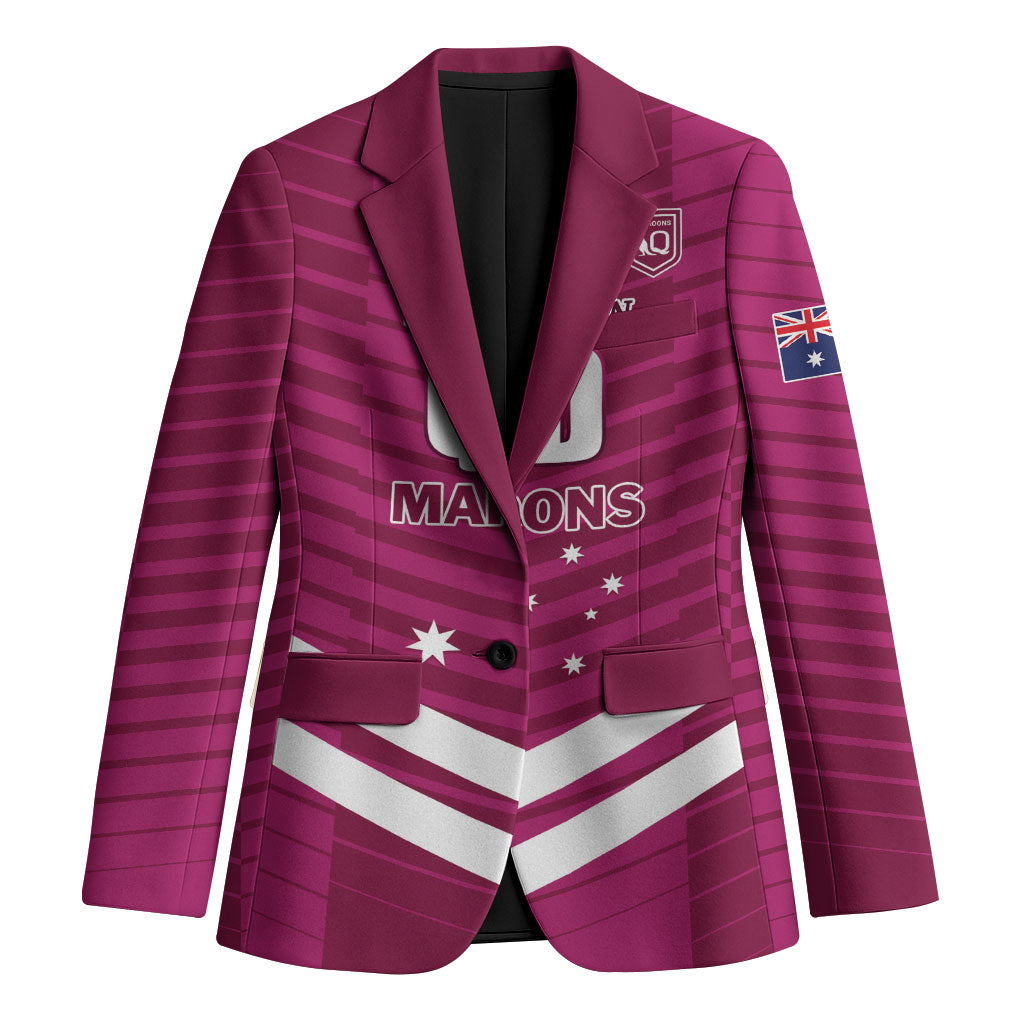 QLD Maroons Rugby Custom Blazer 2026 State of Origin