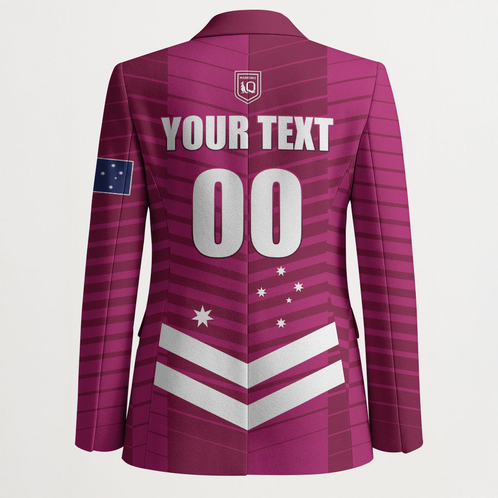 QLD Maroons Rugby Custom Blazer 2026 State of Origin