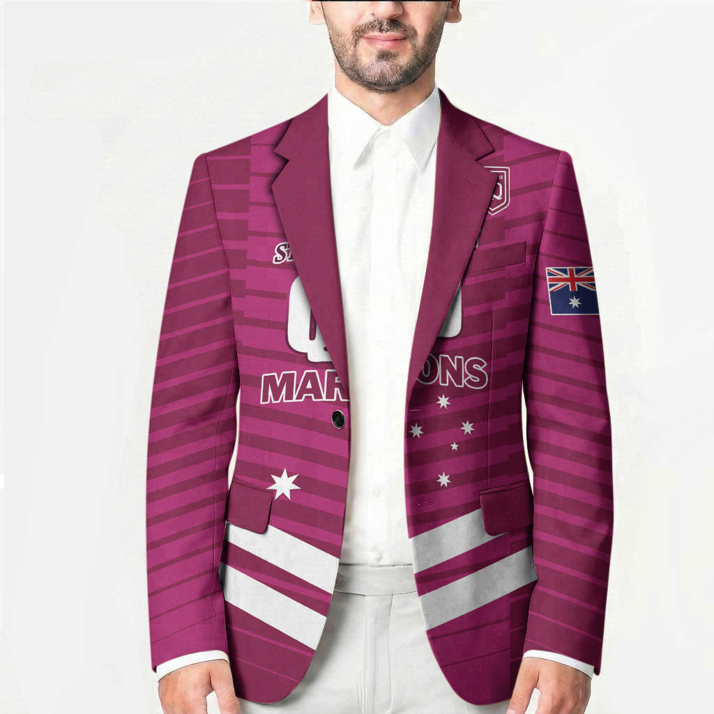 QLD Maroons Rugby Custom Blazer 2026 State of Origin