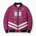 QLD Maroons Rugby Custom Bomber Puffer Jacket 2026 State of Origin