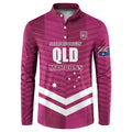 QLD Maroons Rugby Custom Button Sweatshirt 2026 State of Origin