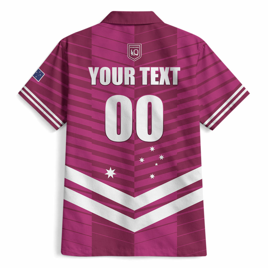 QLD Maroons Rugby Custom Hawaiian Shirt 2026 State of Origin