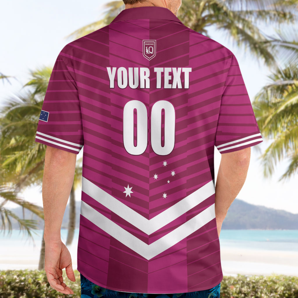 QLD Maroons Rugby Custom Hawaiian Shirt 2026 State of Origin