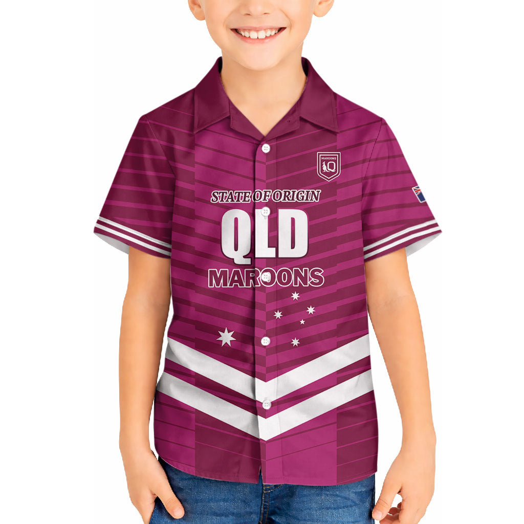 QLD Maroons Rugby Custom Hawaiian Shirt 2026 State of Origin