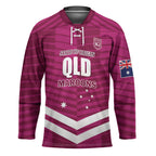 QLD Maroons Rugby Custom Hockey Jersey 2026 State of Origin