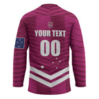 QLD Maroons Rugby Custom Hockey Jersey 2026 State of Origin