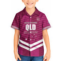 QLD Maroons Rugby Custom Kid Hawaiian Shirt 2026 State of Origin
