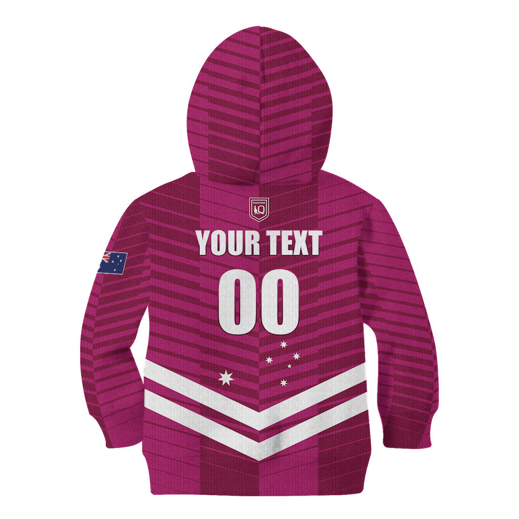 QLD Maroons Rugby Custom Kid Hoodie 2026 State of Origin