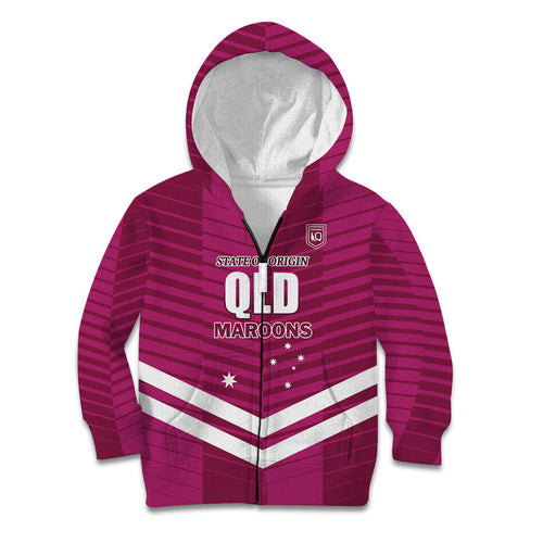 QLD Maroons Rugby Custom Kid Hoodie 2026 State of Origin