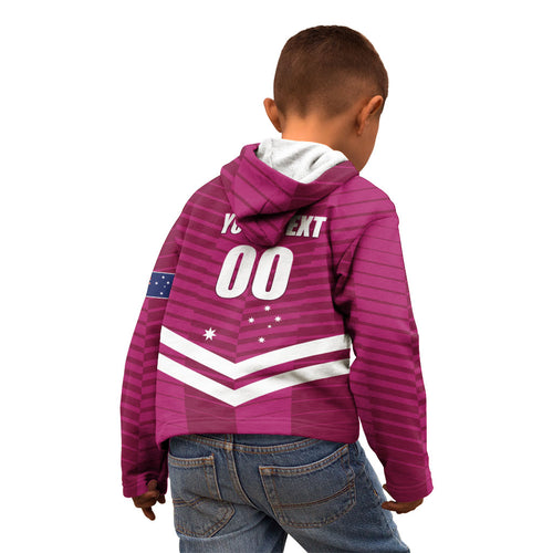 QLD Maroons Rugby Custom Kid Hoodie 2026 State of Origin