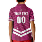 QLD Maroons Rugby Custom Kid Polo Shirt 2026 State of Origin