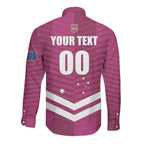 QLD Maroons Rugby Custom Long Sleeve Button Shirt 2026 State of Origin