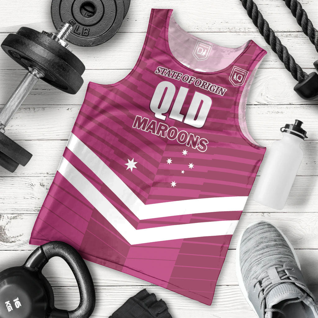 QLD Maroons Rugby Custom Men Tank Top 2026 State of Origin