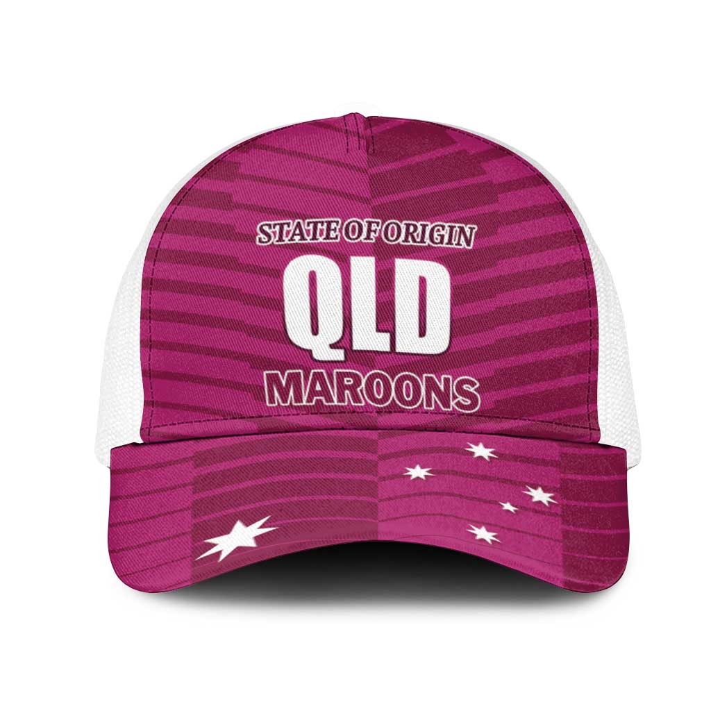 QLD Maroons Rugby Mesh Trucker Cap 2026 State of Origin
