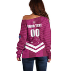 QLD Maroons Rugby Custom Off Shoulder Sweater 2026 State of Origin