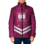 QLD Maroons Rugby Custom Padded Jacket 2026 State of Origin