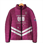 QLD Maroons Rugby Custom Padded Jacket 2026 State of Origin