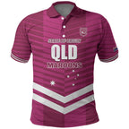 QLD Maroons Rugby Custom Polo Shirt 2026 State of Origin