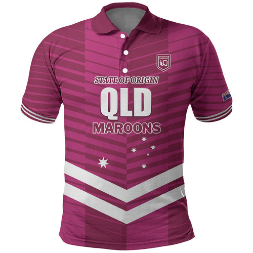 QLD Maroons Rugby Custom Polo Shirt 2026 State of Origin