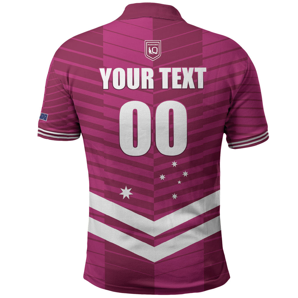 QLD Maroons Rugby Custom Polo Shirt 2026 State of Origin