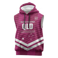 QLD Maroons Rugby Custom Sleeveless Hoodie 2026 State of Origin