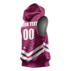 QLD Maroons Rugby Custom Sleeveless Hoodie 2026 State of Origin